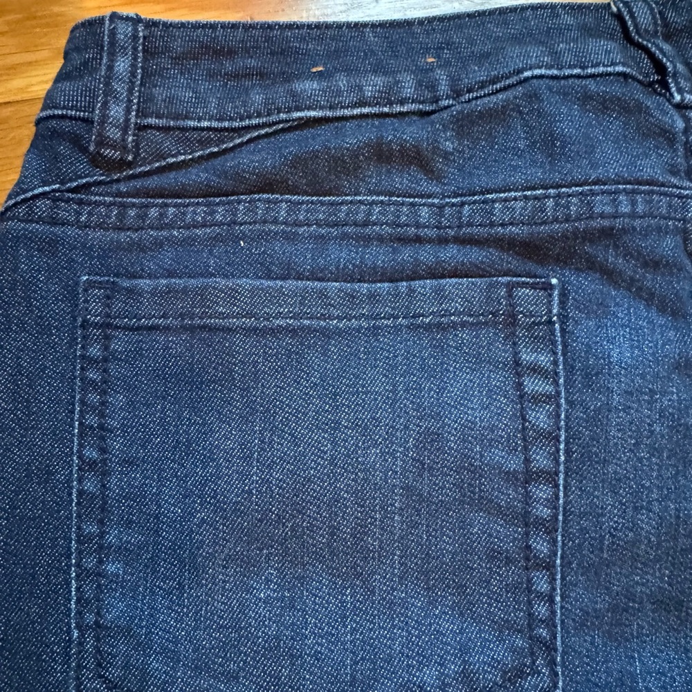 Coldwater Creek Polkadot Capri jeans cropped polka dot cuffs denim stretch 10 M - Picture 9 of 10